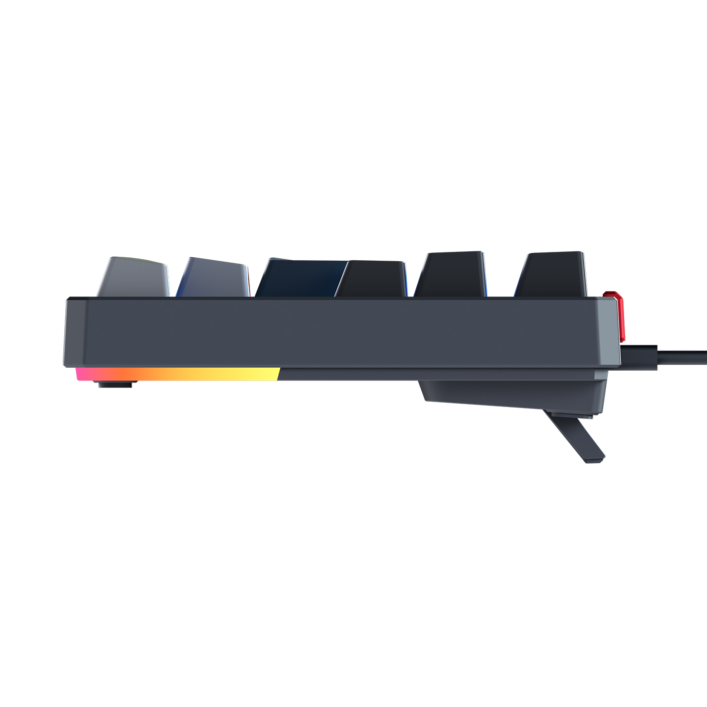 YORU TKL PRO Gri/Siyah 2.4ghz OUTEMU Red Switch Mekanik Gaming Oyuncu Klavye