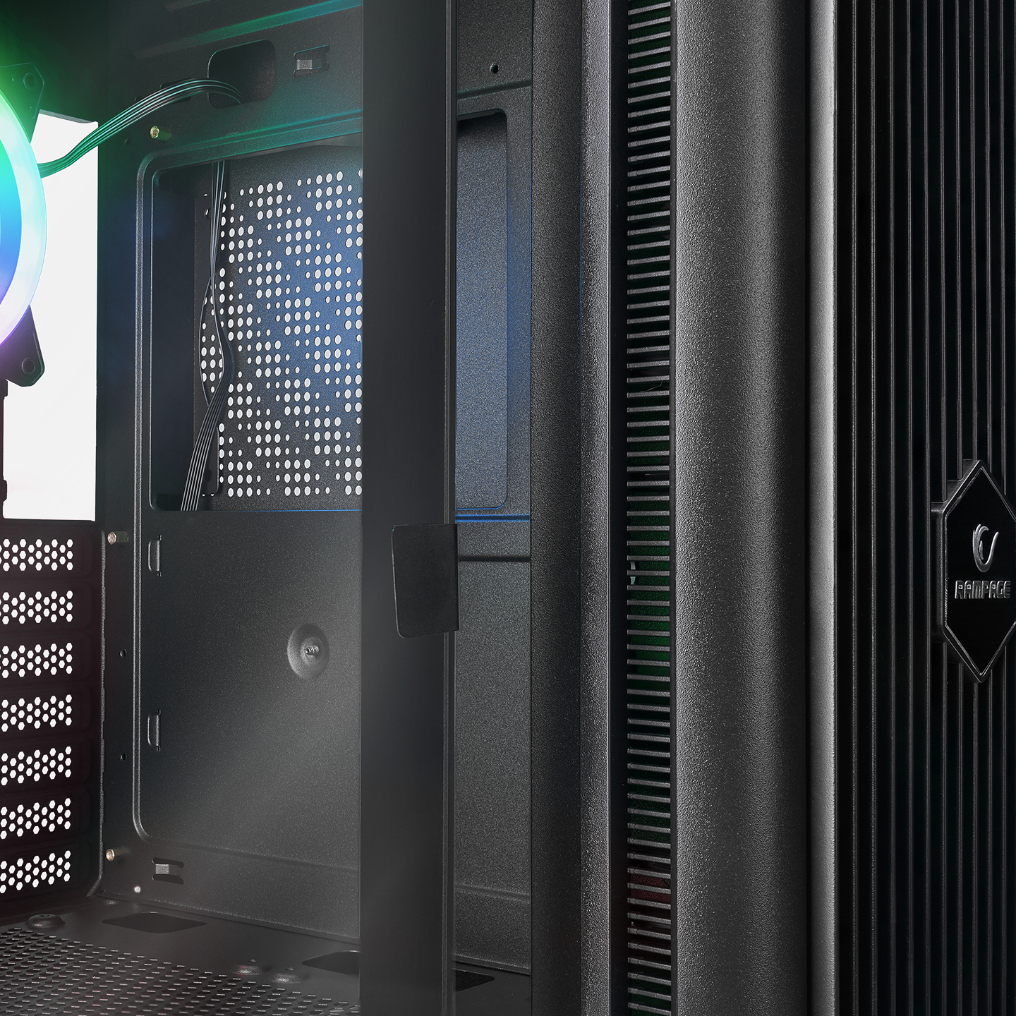 PROLIX Mesh 650W 80+ Siyah ATX Mid-T Gaming Oyuncu Kasası - Rampage