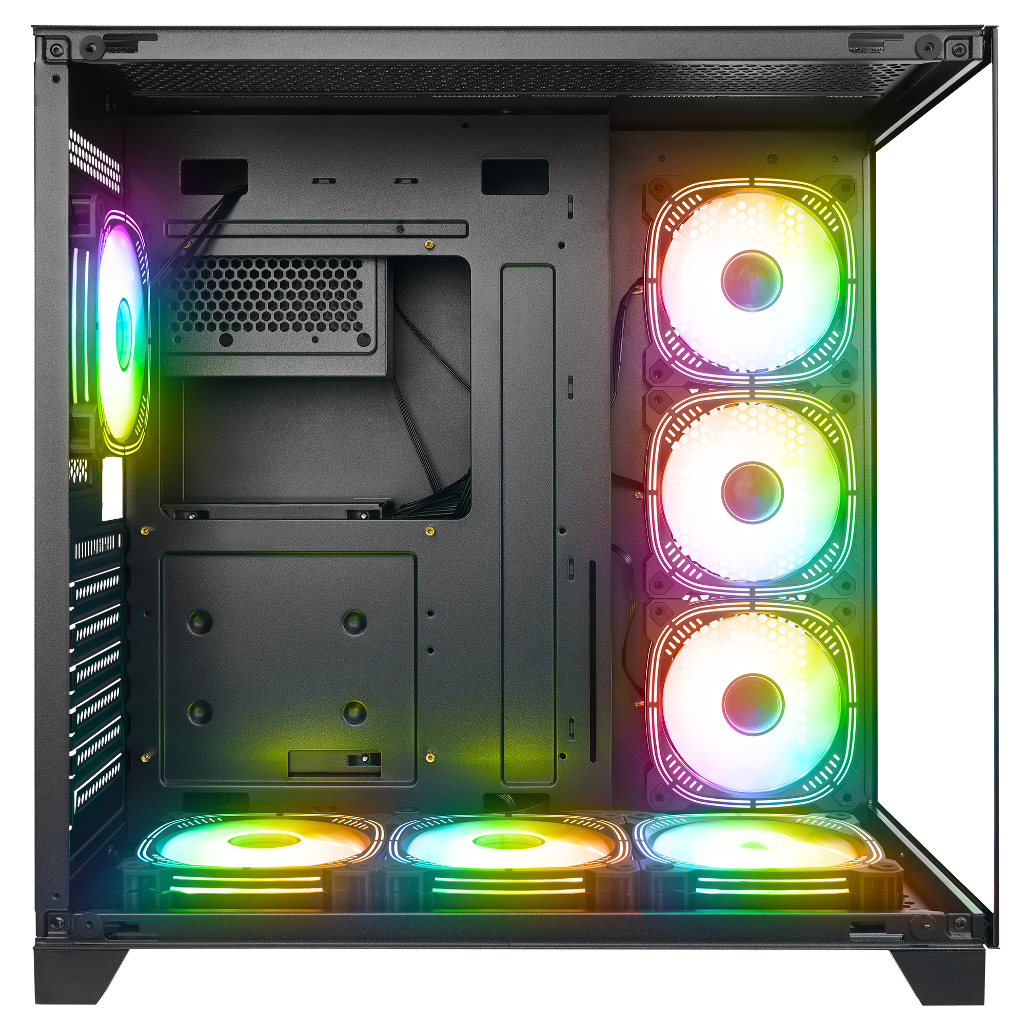 ARCTURUS Temperli Camlı 750W 80 Plus Bronze Siyah ATX Mid-T Gaming Oyuncu Kasası