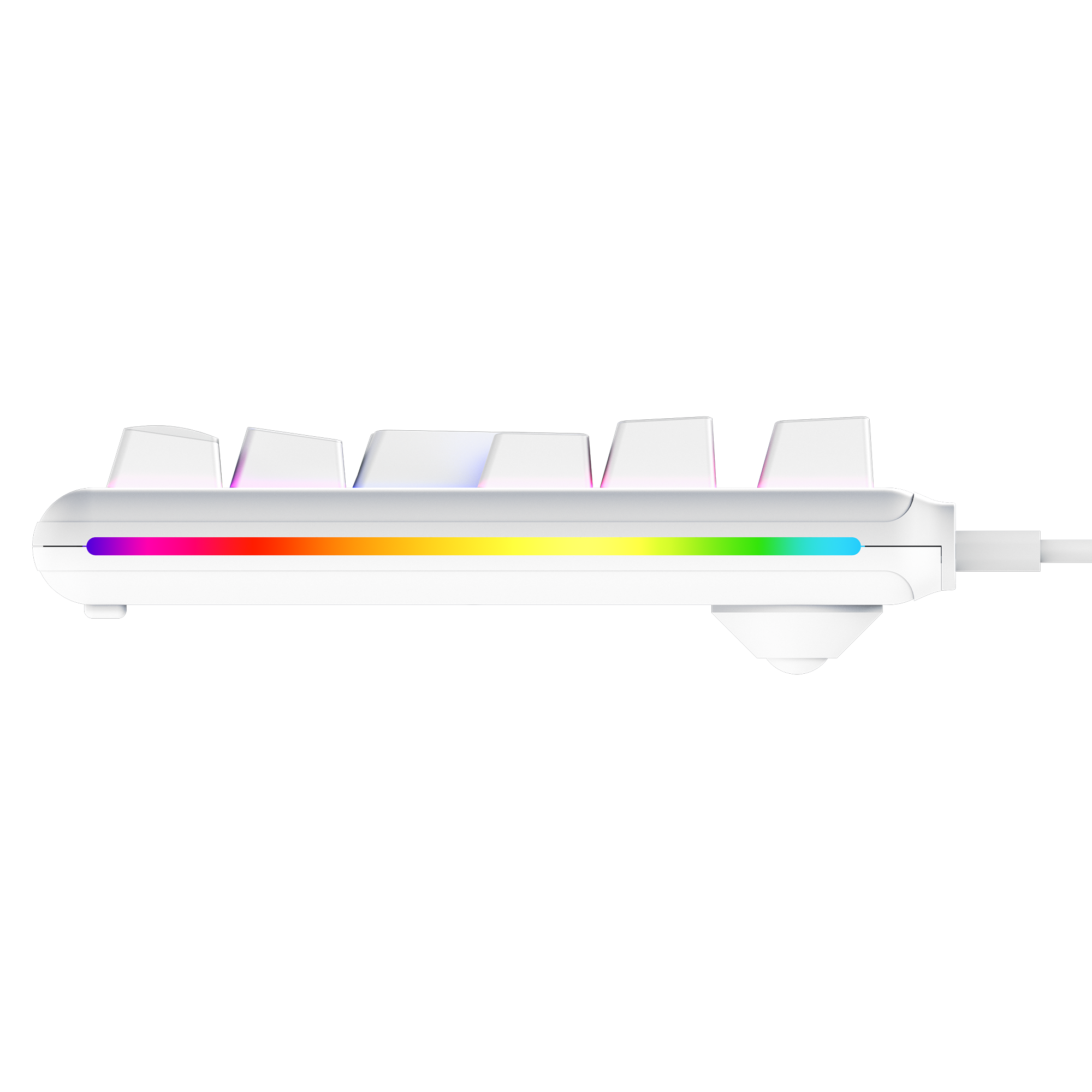 CLAW Beyaz TKL BLUE SWITCH Mekanik Gaming Oyuncu Klavyesi - Rampage