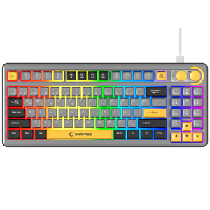 RGB Compact Membrane Oyuncu Klavyesi