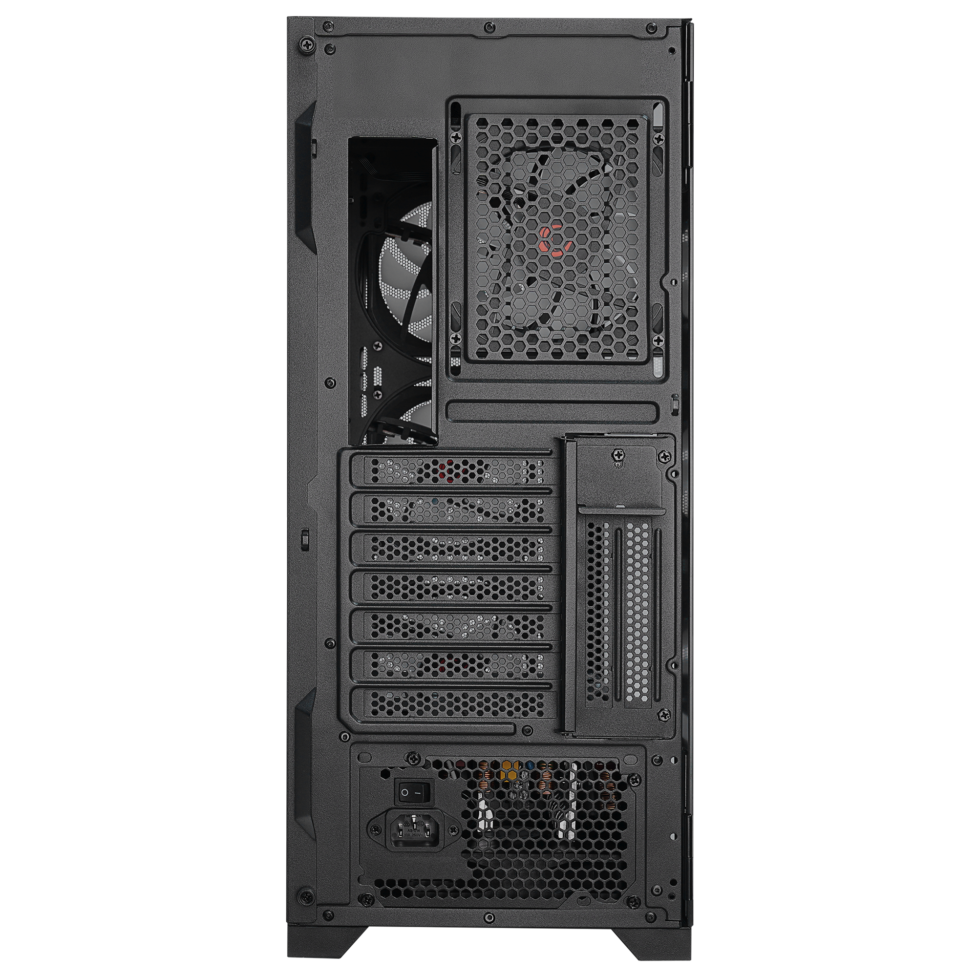 GLARE Mesh 650W 80+ Siyah ATX Mid-T Gaming Oyuncu Kasası - Rampage