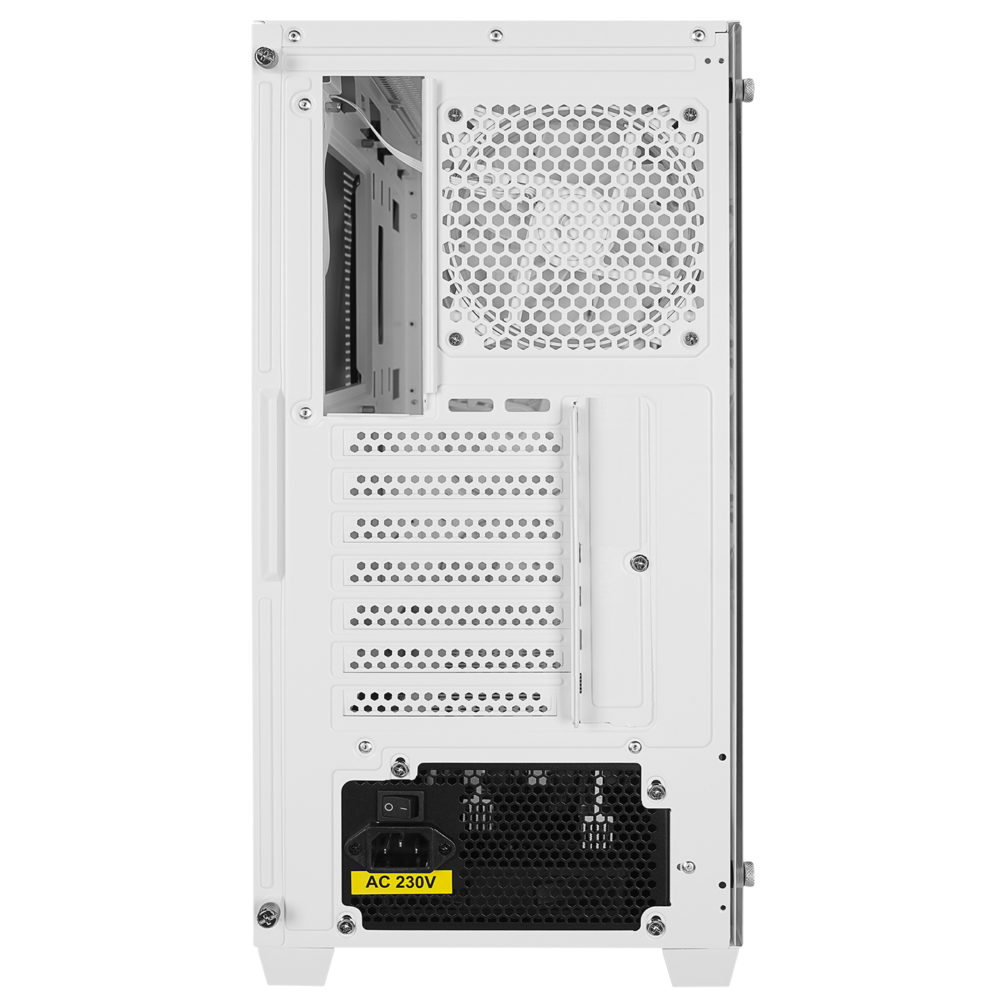 ELYSIAN MESH 750W 80 Plus Bronze Temperli Camlı Mid-T Beyaz Oyuncu Kasası - Rampage