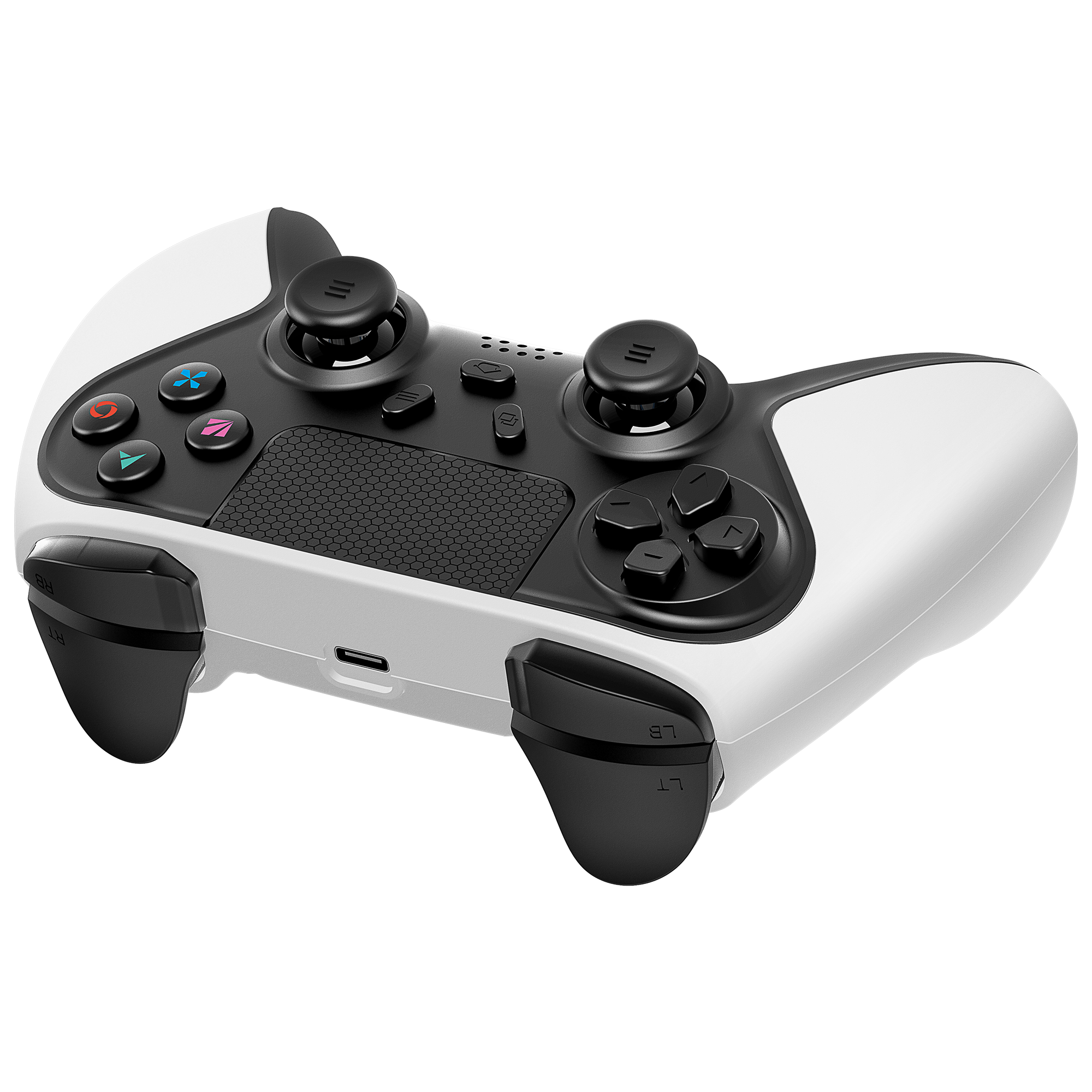 Tactic Beyaz Bluetooth Çift Titreşimli PS4-Gamepad Joypad - Rampage