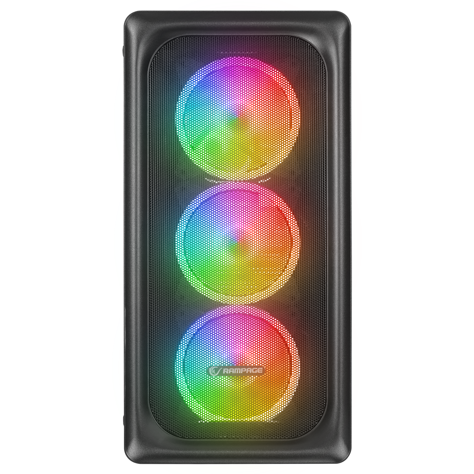 ARMOR V2 600W 80 Plus Bronze Temper Camlı 4*12cm RGB Fan Gaming Oyuncu Kasası - Rampage