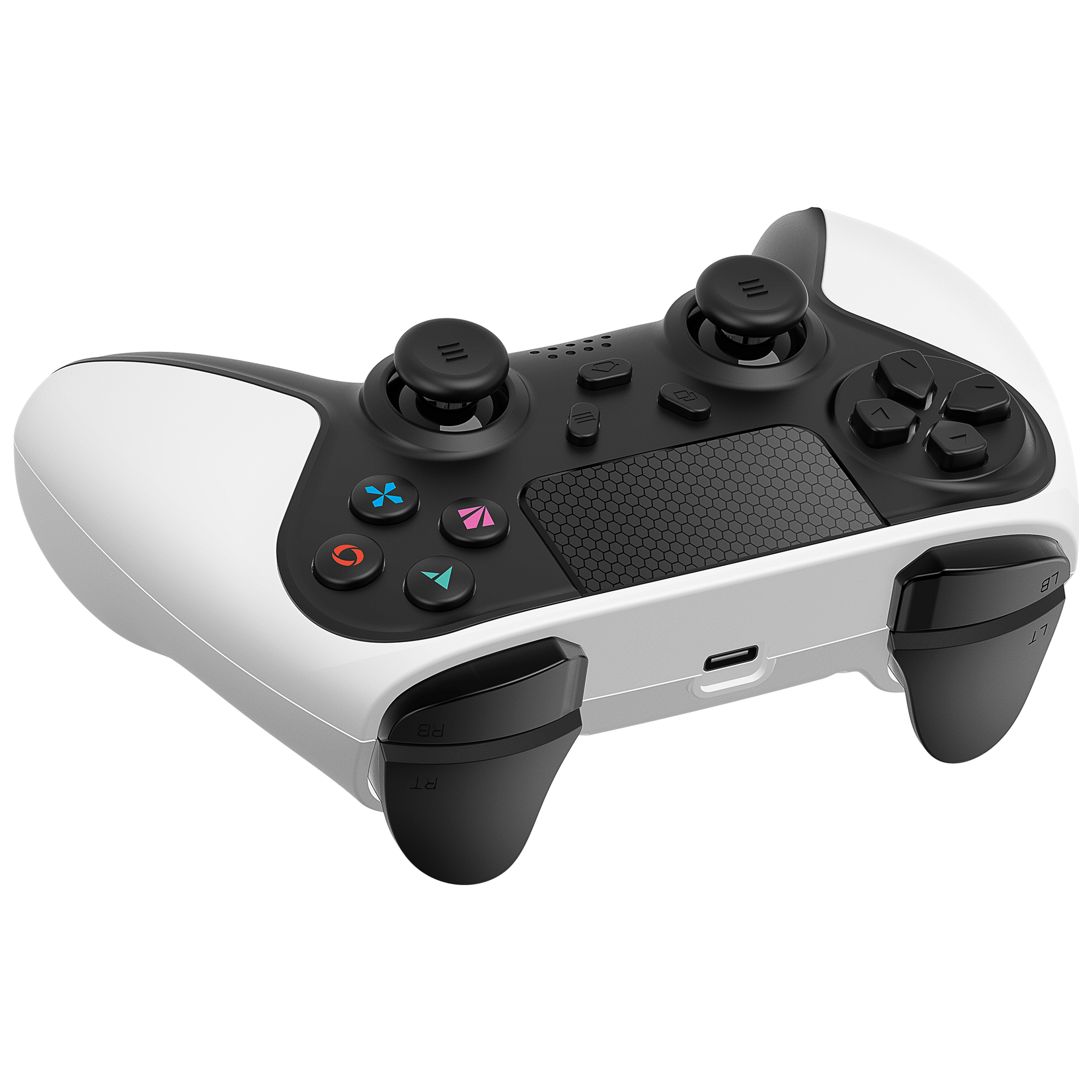 Tactic Beyaz Bluetooth Çift Titreşimli PS4-Gamepad Joypad - Rampage