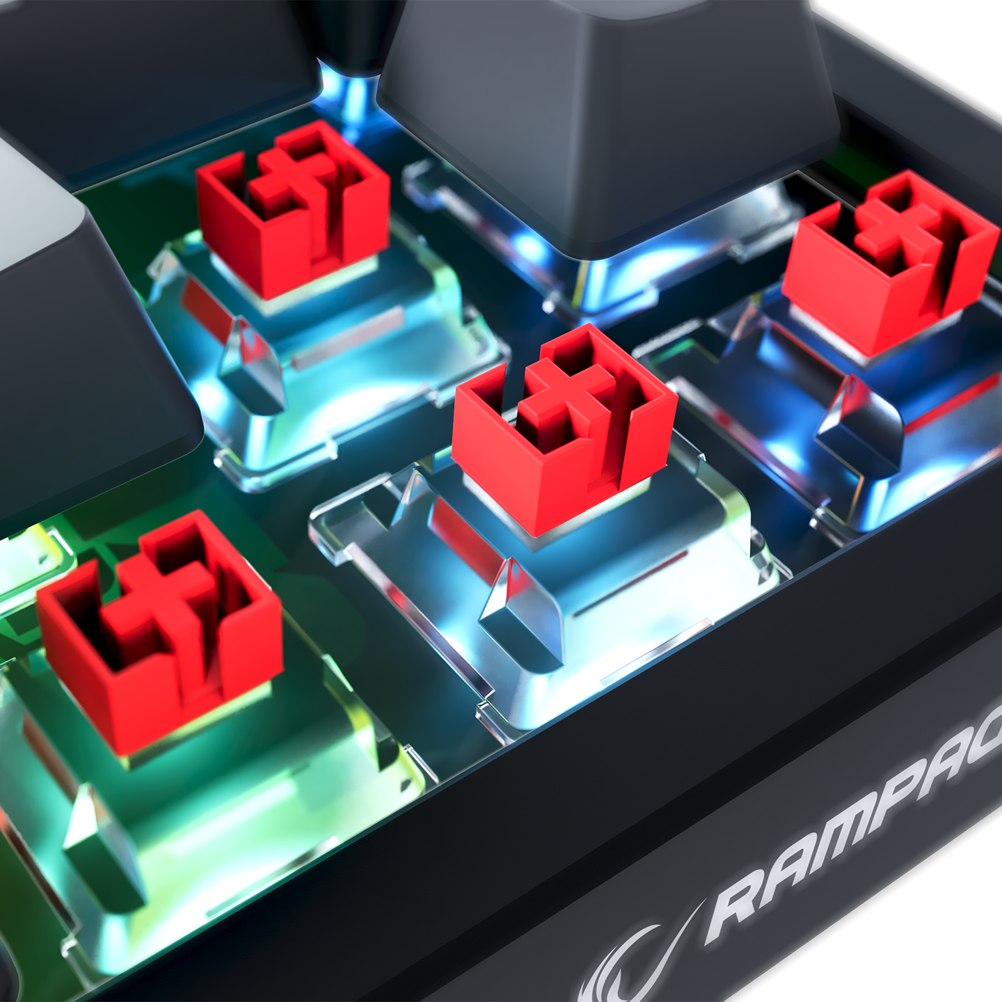 YORU MINI Siyah/Gri OUTEMU Red Switch Mekanik Gaming Oyuncu Klavye