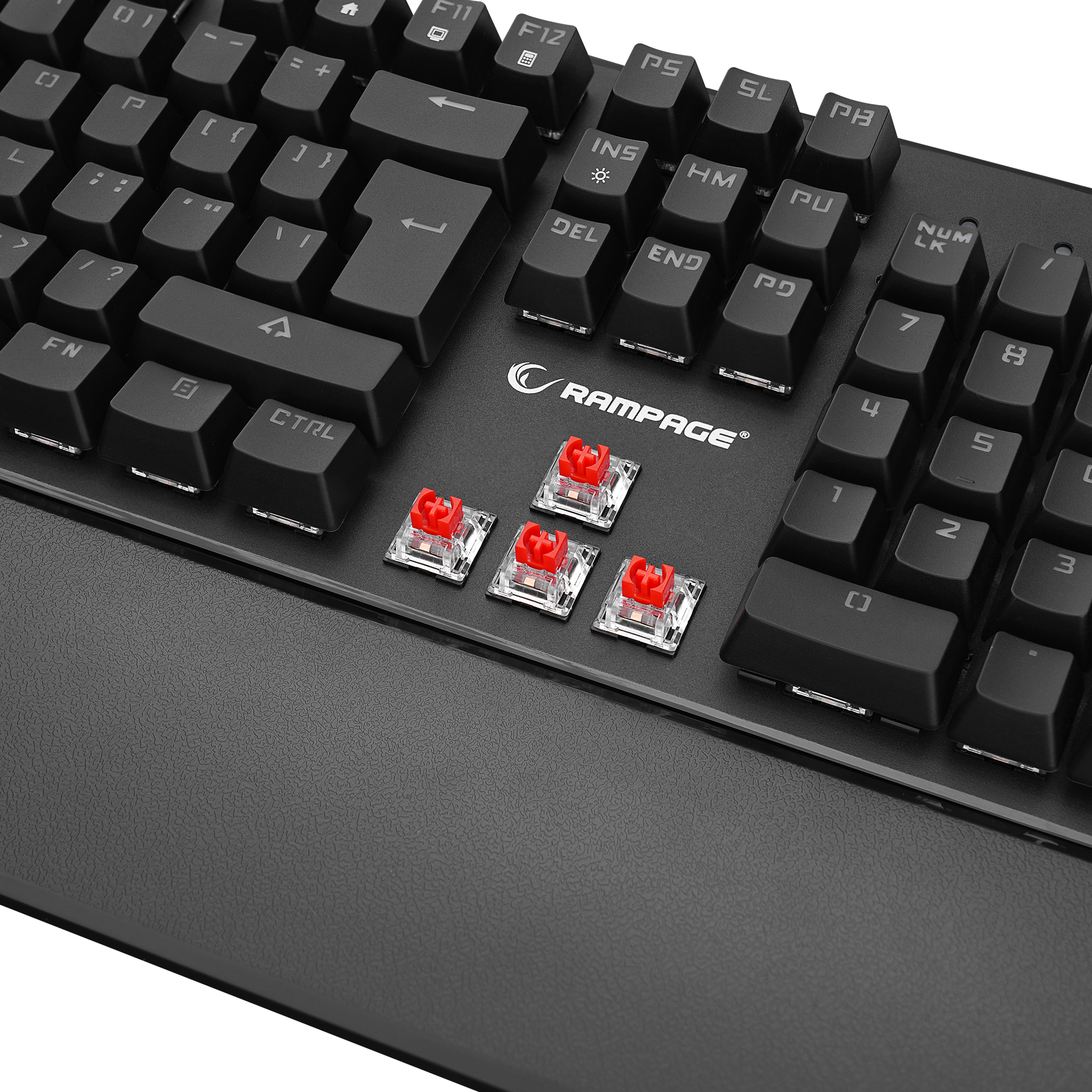 KB-R86 UMBRA Siyah Red Switch US Layout Mekanik Gaming Oyuncu Klavye
