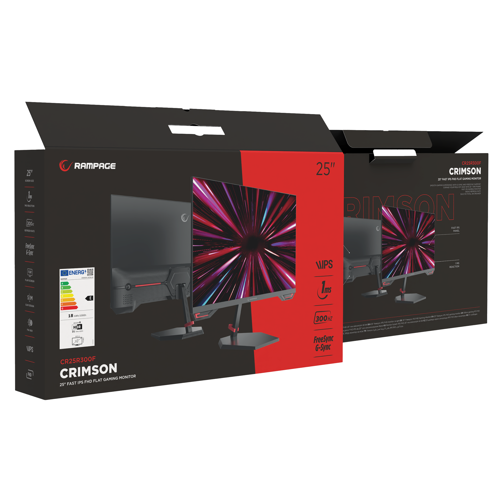 25 (24.5”) 300Hz 1ms Oyuncu Monitörü