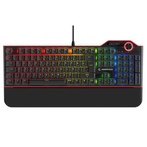 Hydra R6 Gaming Pro Blue Switch Aluminyum Kaplama Multimedia Mekanik Klavye - Rampage