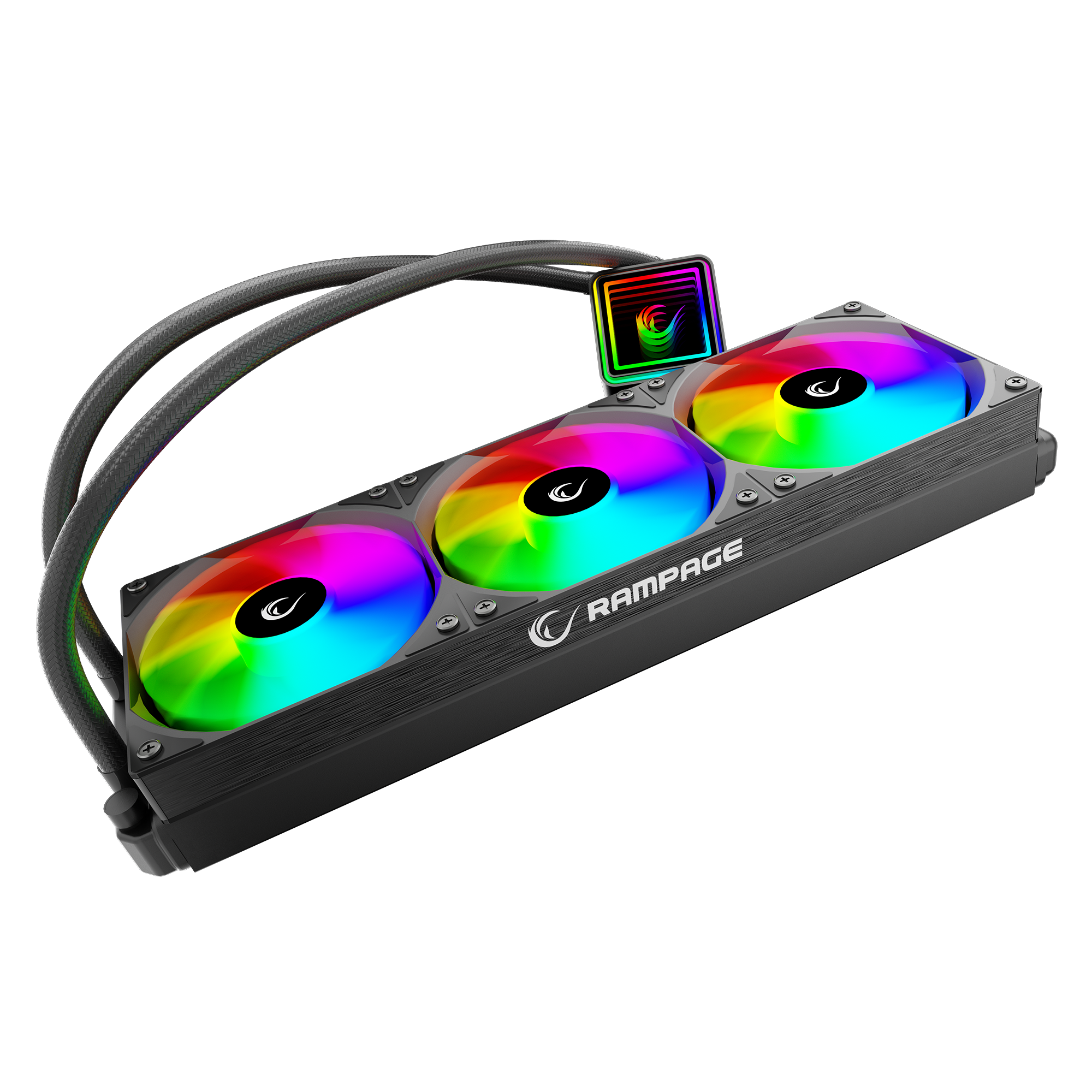 ARGB LGA1700/1851 / AM5 Uyumlu 360mm Sıvı Soğutmalı CPU Fan- Siyah