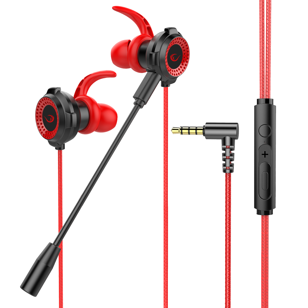Rampage RM-K21 SUPERB 3,5mm Gaming Kırmızı Kulak İçi Mikrofonlu Kulaklık