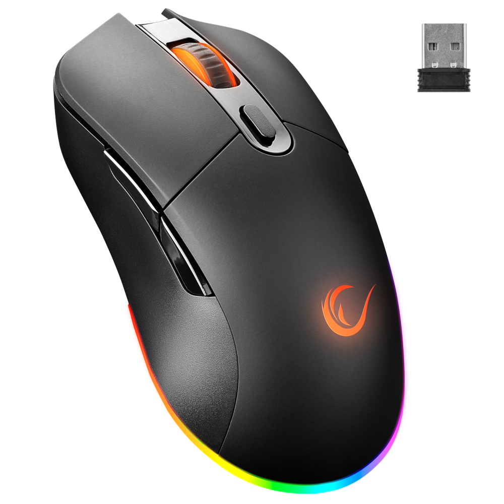 Rampage SMX-R89 X-PIKE Kablosuz/Kablolu RGB Ledli Şarjlı Gaming Oyuncu Mouse