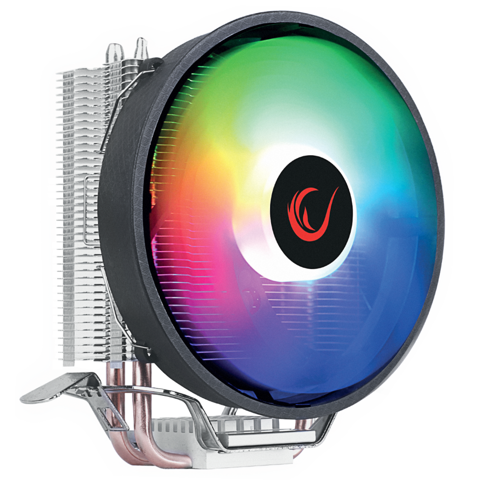 Rampage RM-C08 COOLMAX 23.6CFM 1500RPM 12cm AMD/Intel LGA1200 Uyumlu RGB Hava Soğutmalı CPU Fan