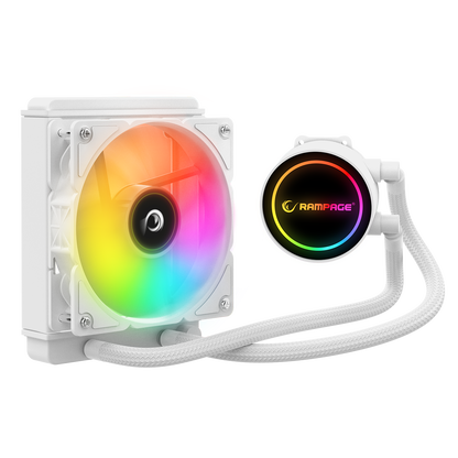 İnfinite C120 ARGB Intel LGA1700/AMD AM5 Uyumlu 120mm Sıvı Soğutmalı Cpu Fan-Beyaz