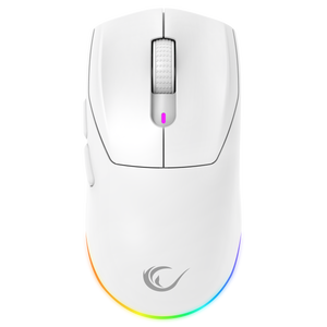 PROTE M5 PRO Kablosuz Beyaz 26000 DPI 3395 Sensor Gaming Oyuncu Mouse - Rampage