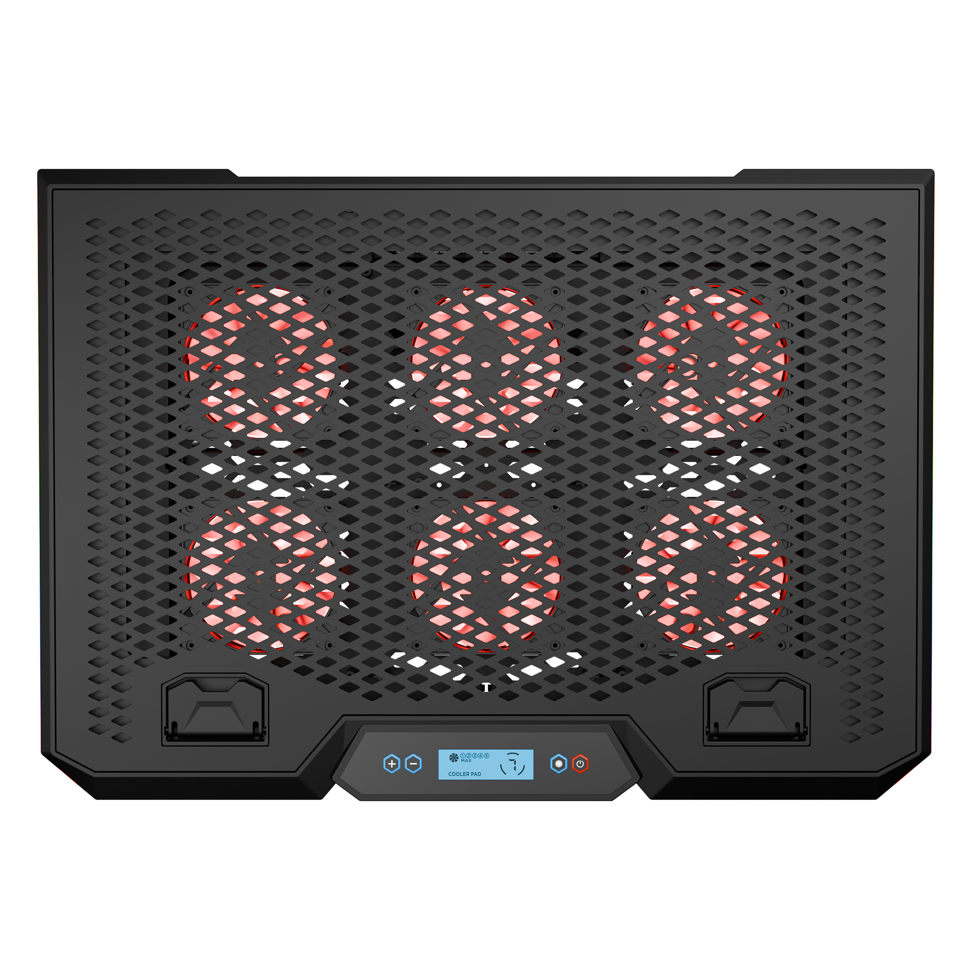 RGB 6 Fanlı LCD Ekranlı 13-15.6 inç Notebook Soğutucu Stand