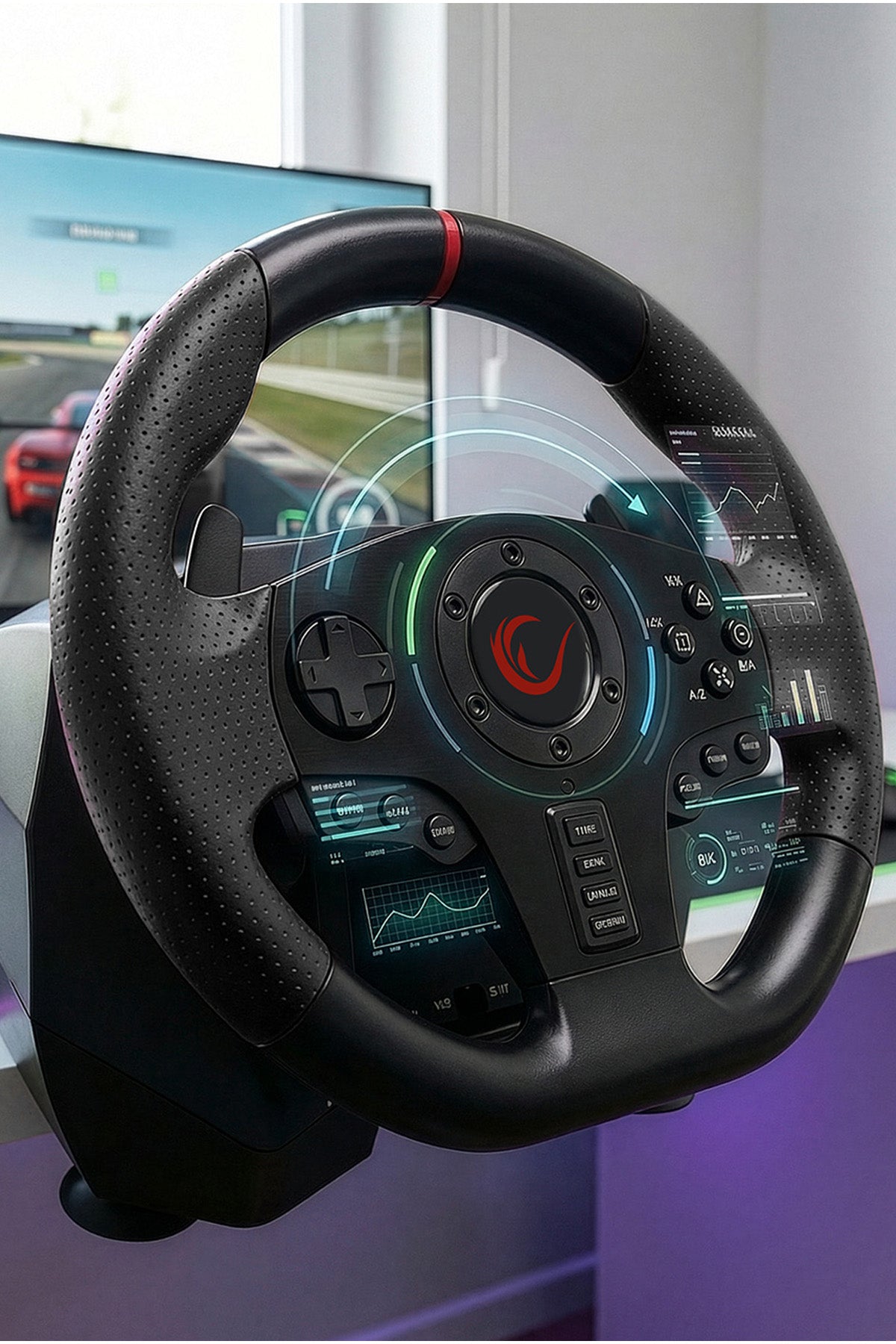 Pedallı Gaming Oyuncu Direksiyonu