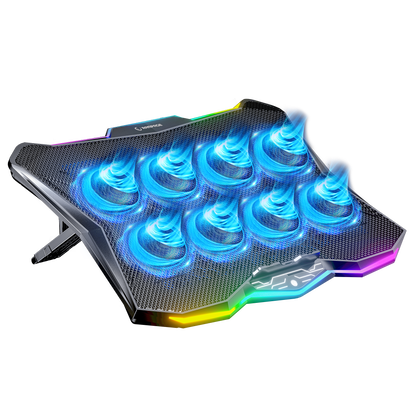 Rc16 Octal 8 Fanlı RGB 14-17.3 inç Notebook Soğutucu Stand