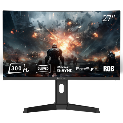 27'' 300Hz Fast VA FHD Freesync/Gsync RGB Pivot R1500 Curved Oyuncu Monitörü