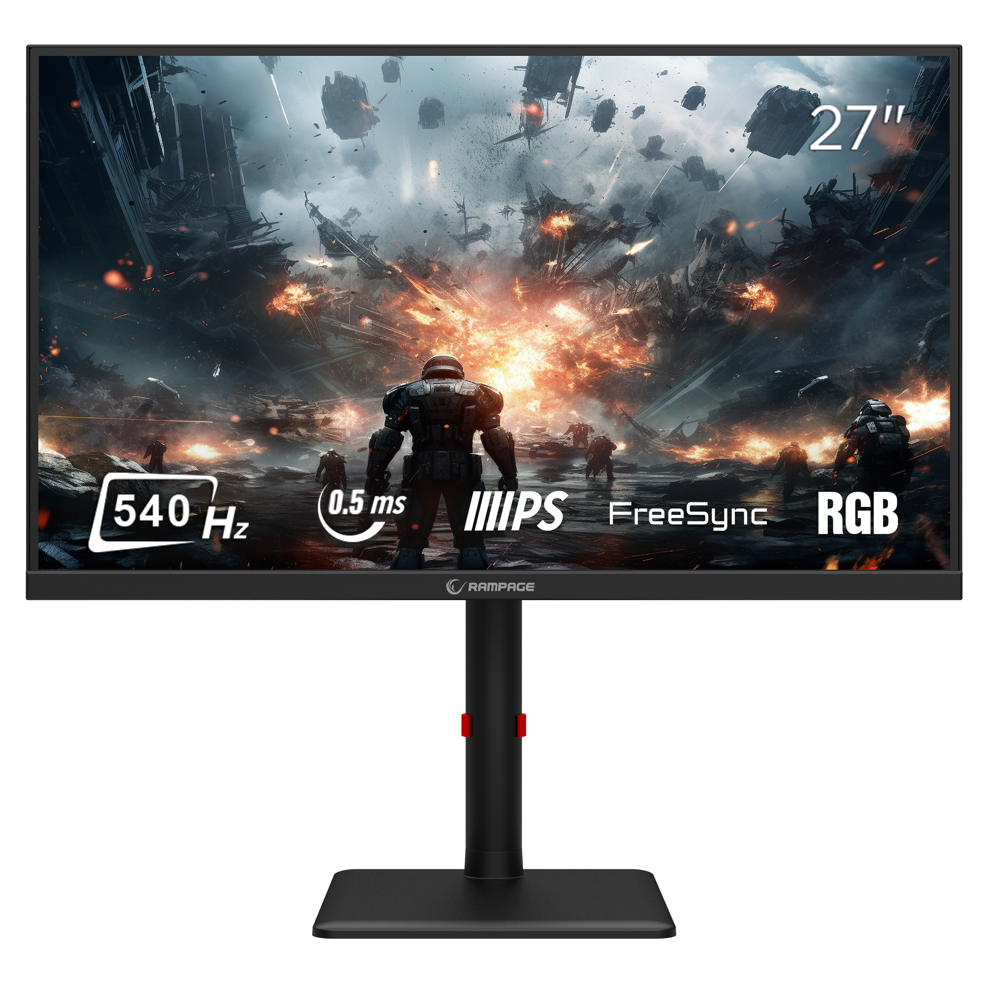 27'' 540Hz 0,5ms Fast IPS FHD Freesync RGB Pivot PC Flat Oyuncu Monitörü