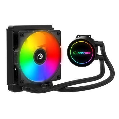 İnfinite C120 ARGB Intel LGA1700/AMD AM5 Uyumlu 120mm Sıvı Soğutmalı Cpu Fan-Siyah