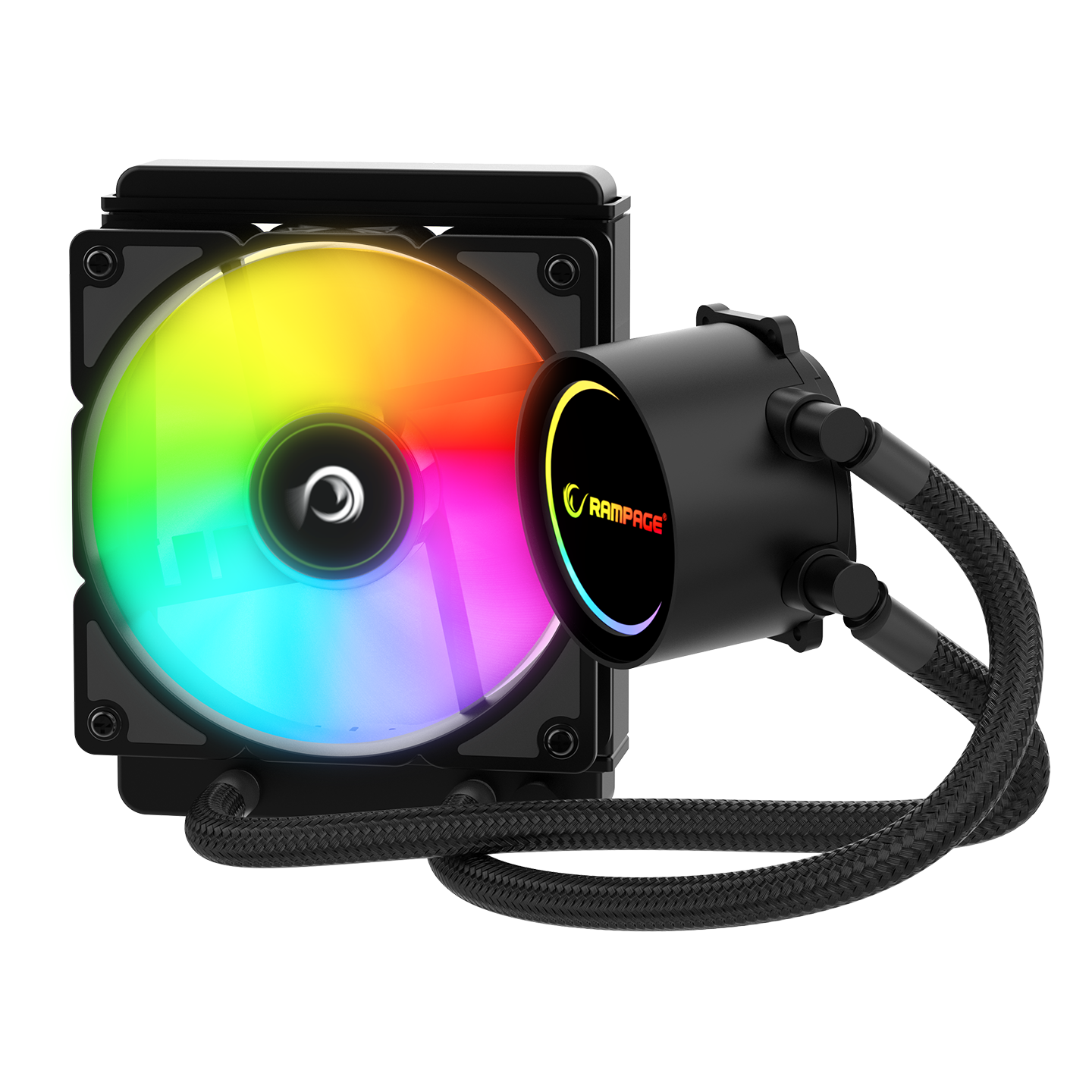 İnfinite C120 ARGB Intel LGA1700/AMD AM5 Uyumlu 120mm Sıvı Soğutmalı Cpu Fan-Siyah