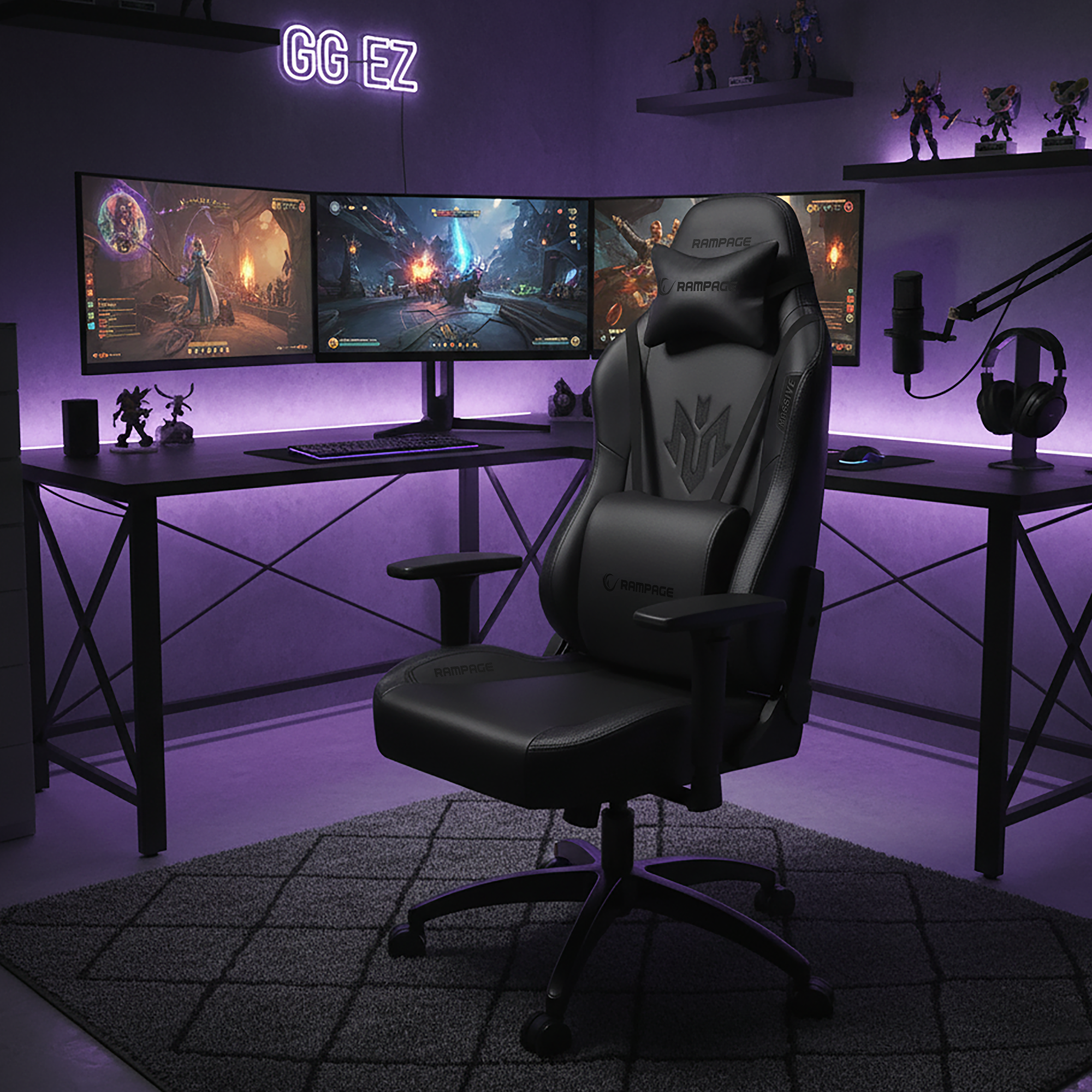 Oyuncu Koltuğu- Siyah