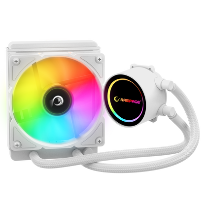 İnfinite C120 ARGB Intel LGA1700/AMD AM5 Uyumlu 120mm Sıvı Soğutmalı Cpu Fan-Beyaz