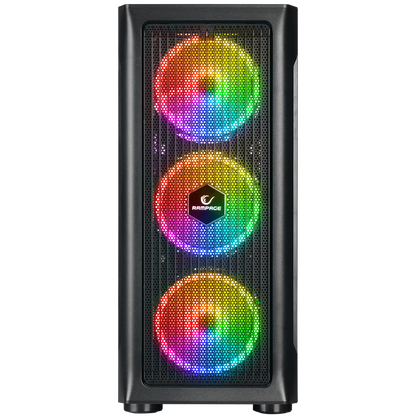 PROLIX Mesh 650W 80+ Siyah ATX Mid-T Gaming Oyuncu Kasası - Rampage