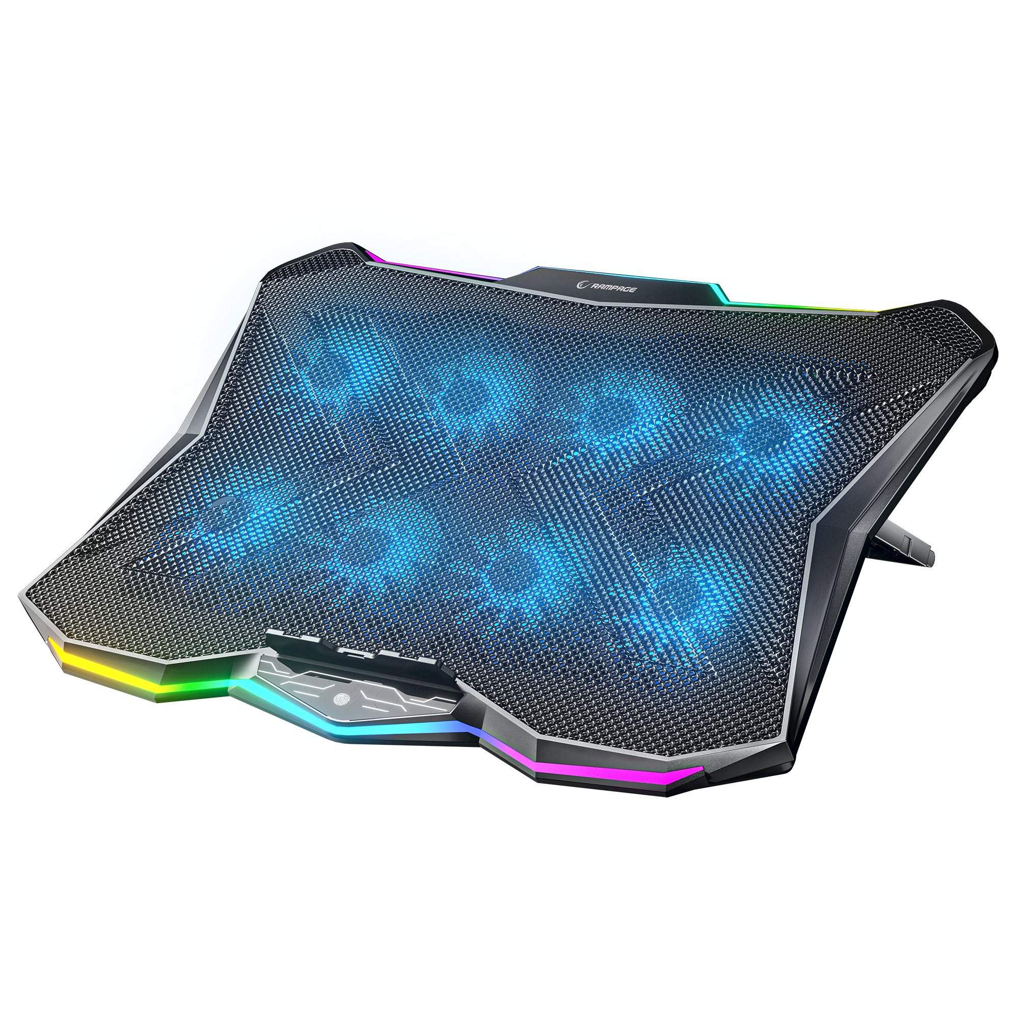 Rc16 Octal 8 Fanlı RGB 14-17.3 inç Notebook Soğutucu Stand