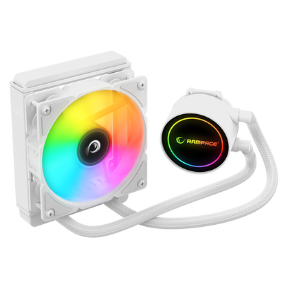 İnfinite C120 ARGB Intel LGA1700/AMD AM5 Uyumlu 120mm Sıvı Soğutmalı Cpu Fan-Beyaz