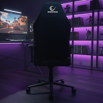 Üst Seviye Terletmez Kumaş Oyuncu Koltuğu-Siyah