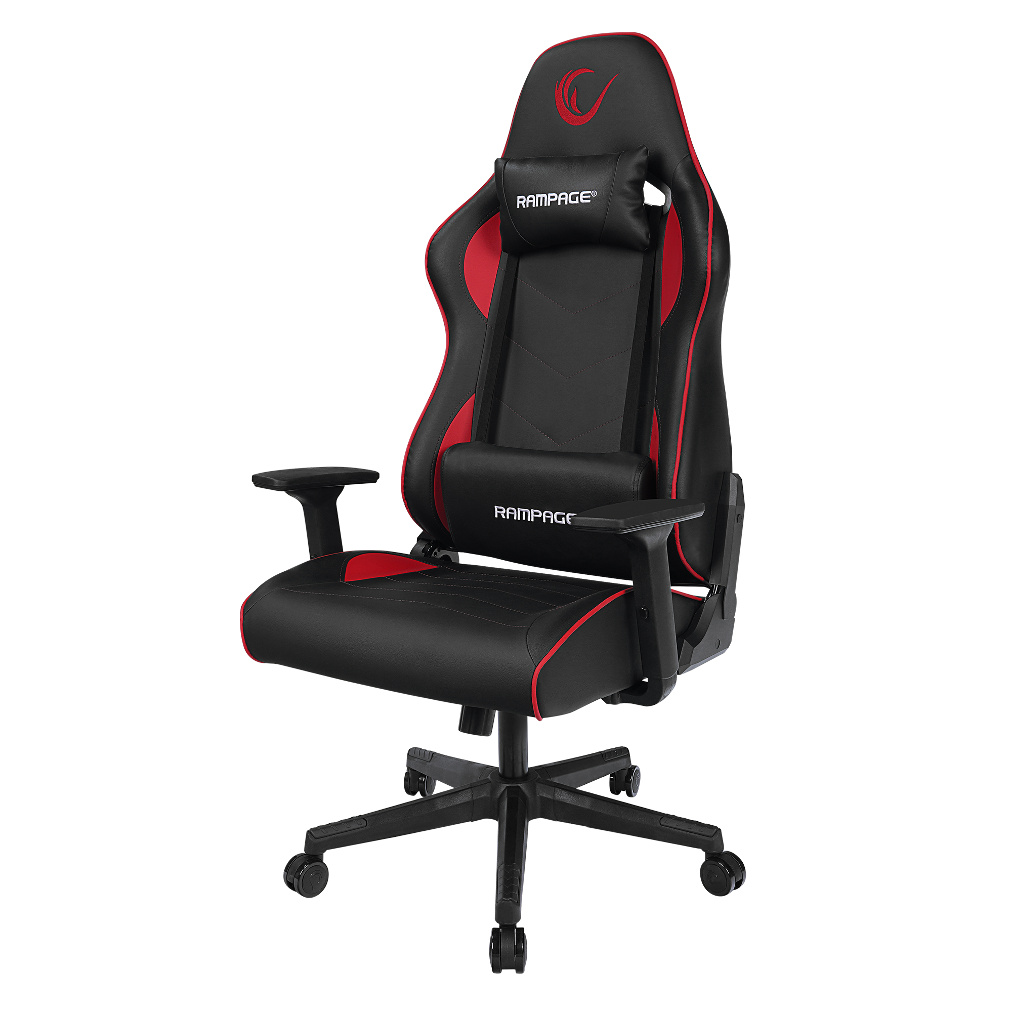 3D Ayarlı Oyuncu Koltuğu Kırmızı/Siyah