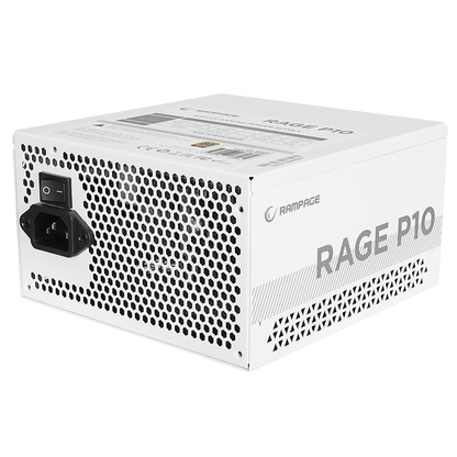 RAGE P10 850W 80+ GOLD APFC FULL MODULER ATX3.0 Beyaz Gaming Power Supply