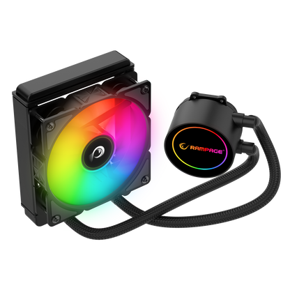 İnfinite C120 ARGB Intel LGA1700/AMD AM5 Uyumlu 120mm Sıvı Soğutmalı Cpu Fan-Siyah