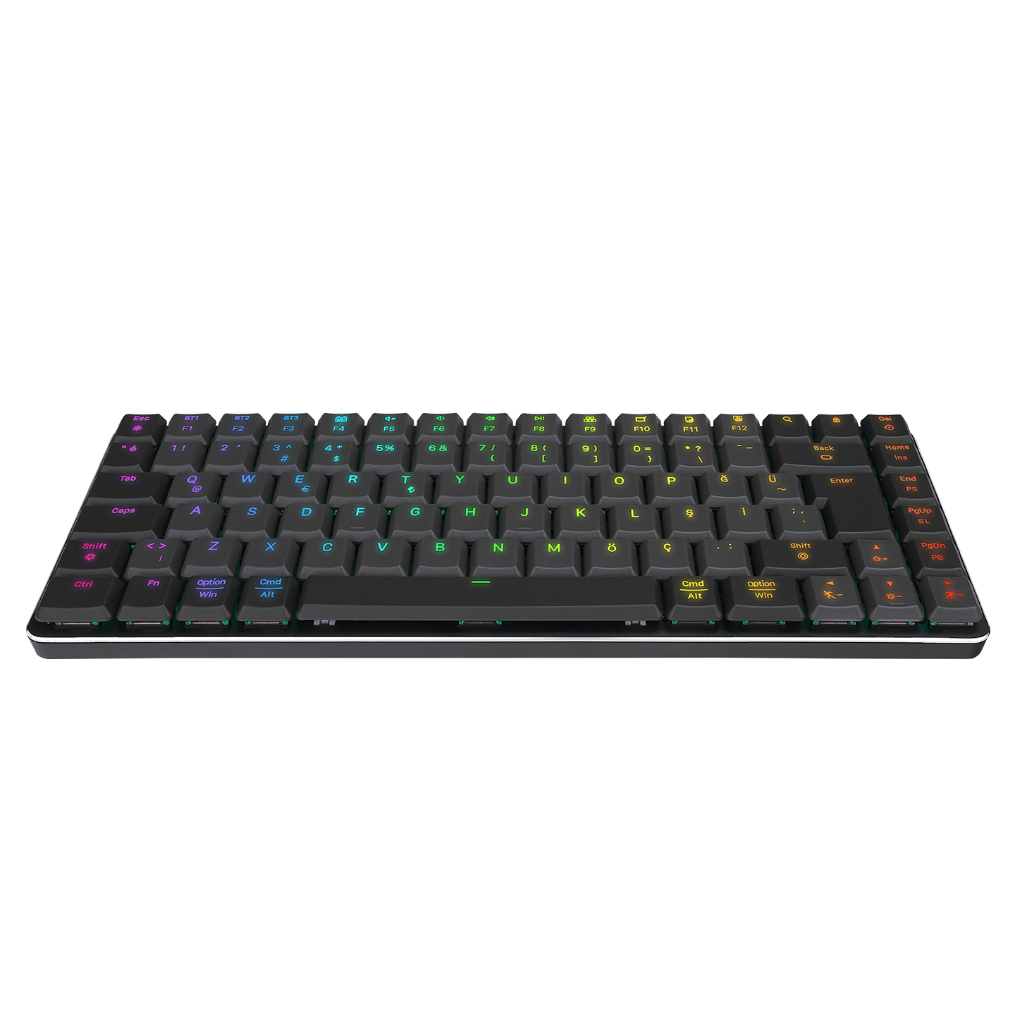 W-Granite Wireless Mechanical Gaming Keyboard-Black/Gray