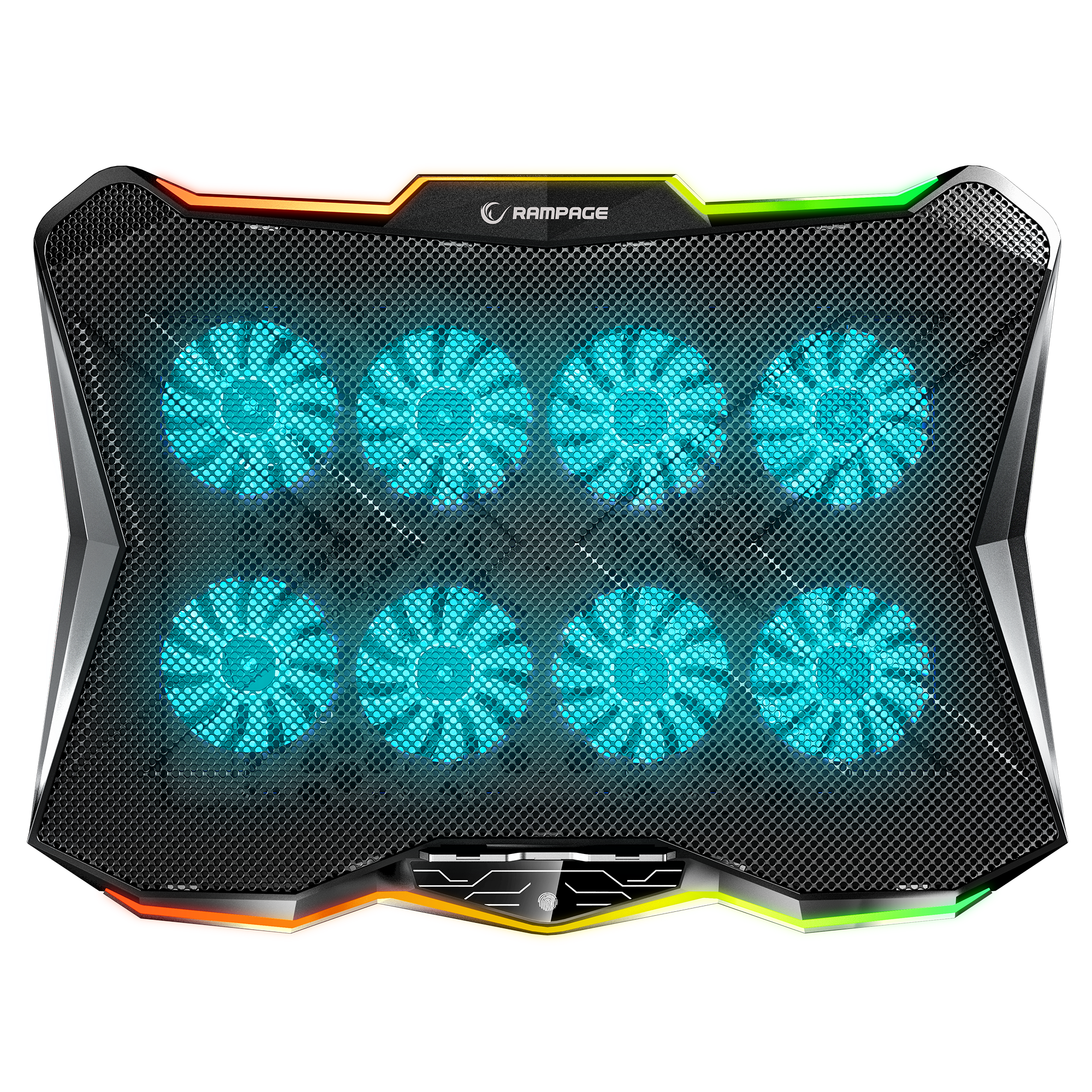 Rc16 Octal 8 Fanlı RGB 14-17.3 inç Notebook Soğutucu Stand