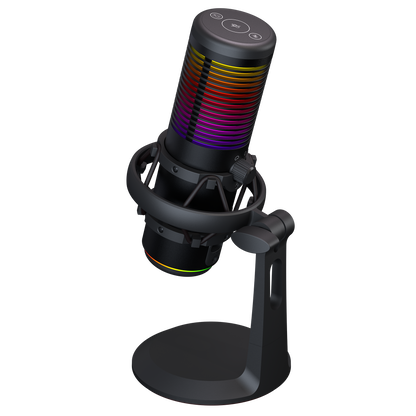 BEMOL Siyah RGB Shock Mount Masaüstü Mikrofon - Rampage