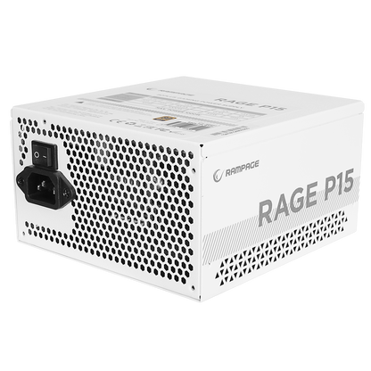 RAGE P15 1000W 80+ GOLD APFC FULL-MODULER ATX3.0 Beyaz Gaming Power Supply - Rampage
