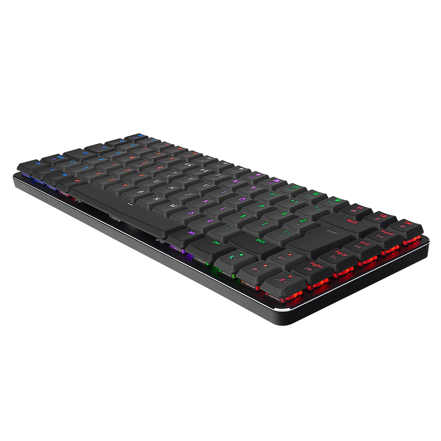 GRANITE Siyah/Gri BLUE SWITCH Q Mekanik Gaming Oyuncu Klavye