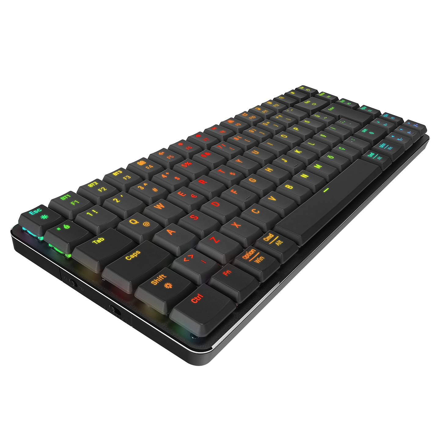 W-Granite Wireless Mechanical Gaming Keyboard-Black/Gray