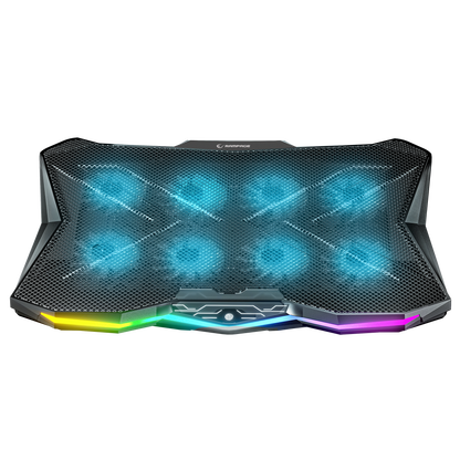 Rc16 Octal 8 Fanlı RGB 14-17.3 inç Notebook Soğutucu Stand