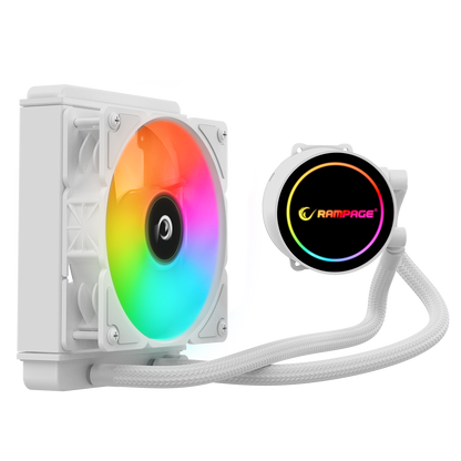 İnfinite C120 ARGB Intel LGA1700/AMD AM5 Uyumlu 120mm Sıvı Soğutmalı Cpu Fan-Beyaz