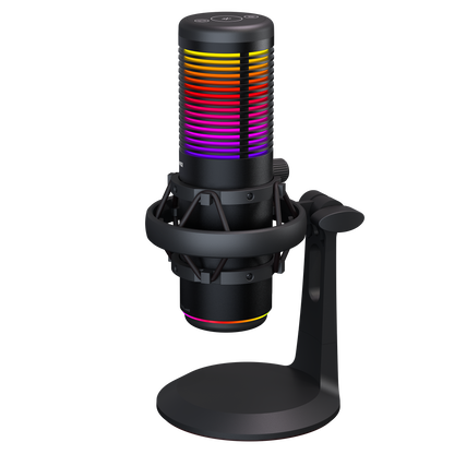 BEMOL Siyah RGB Shock Mount Masaüstü Mikrofon - Rampage