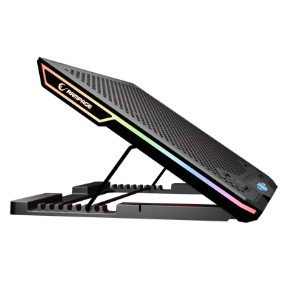 RGB 6 Fanlı LCD Ekranlı 13-15.6 inç Notebook Soğutucu Stand