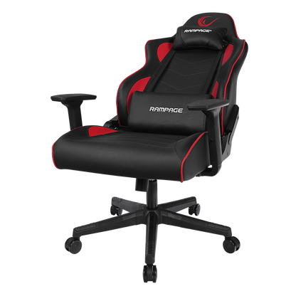 3D Ayarlı Oyuncu Koltuğu Kırmızı/Siyah