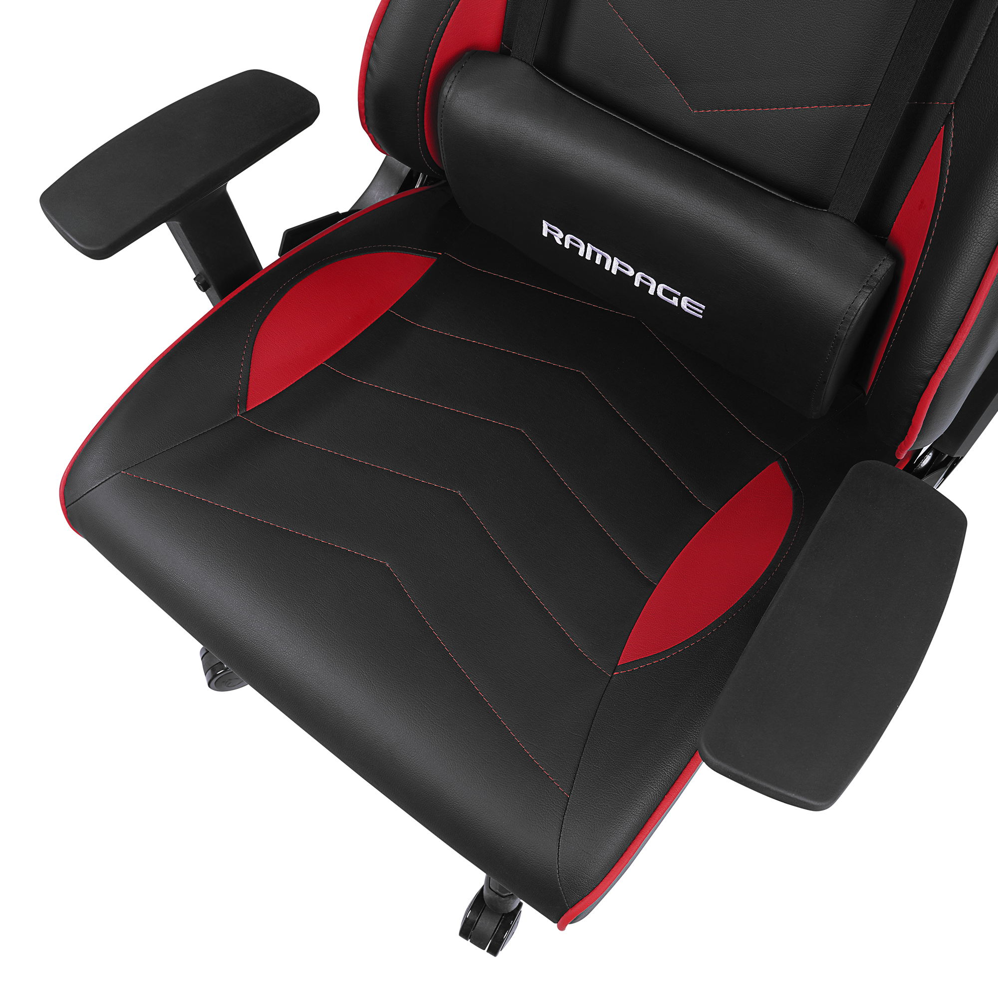 3D Ayarlı Oyuncu Koltuğu Kırmızı/Siyah
