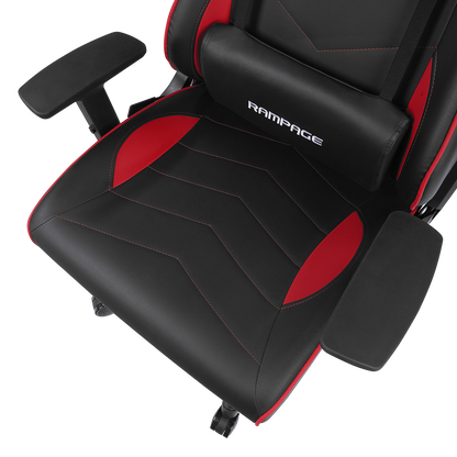 3D Ayarlı Oyuncu Koltuğu Kırmızı/Siyah