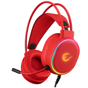 ROGUE RGB USB Oyuncu Kulaklığı - Kırmızı - Rampage